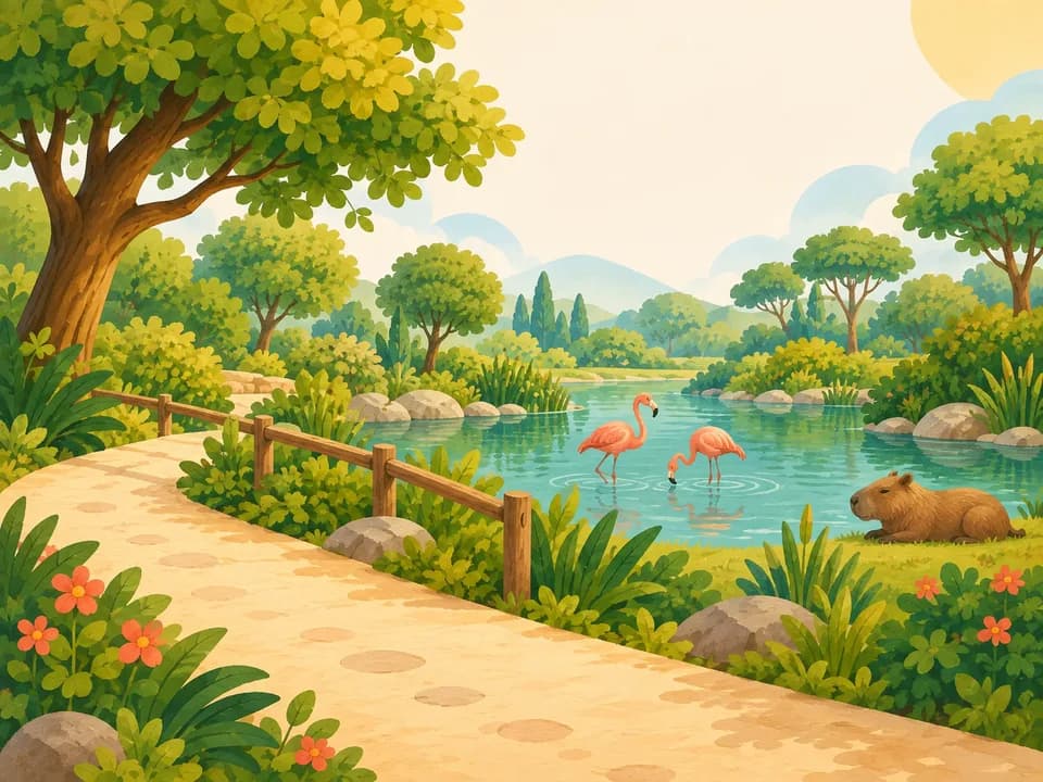 Ilustración de zoológico, reserva natural o ecoparque; Bioparque Temaikèn todavía no tiene una foto publicada